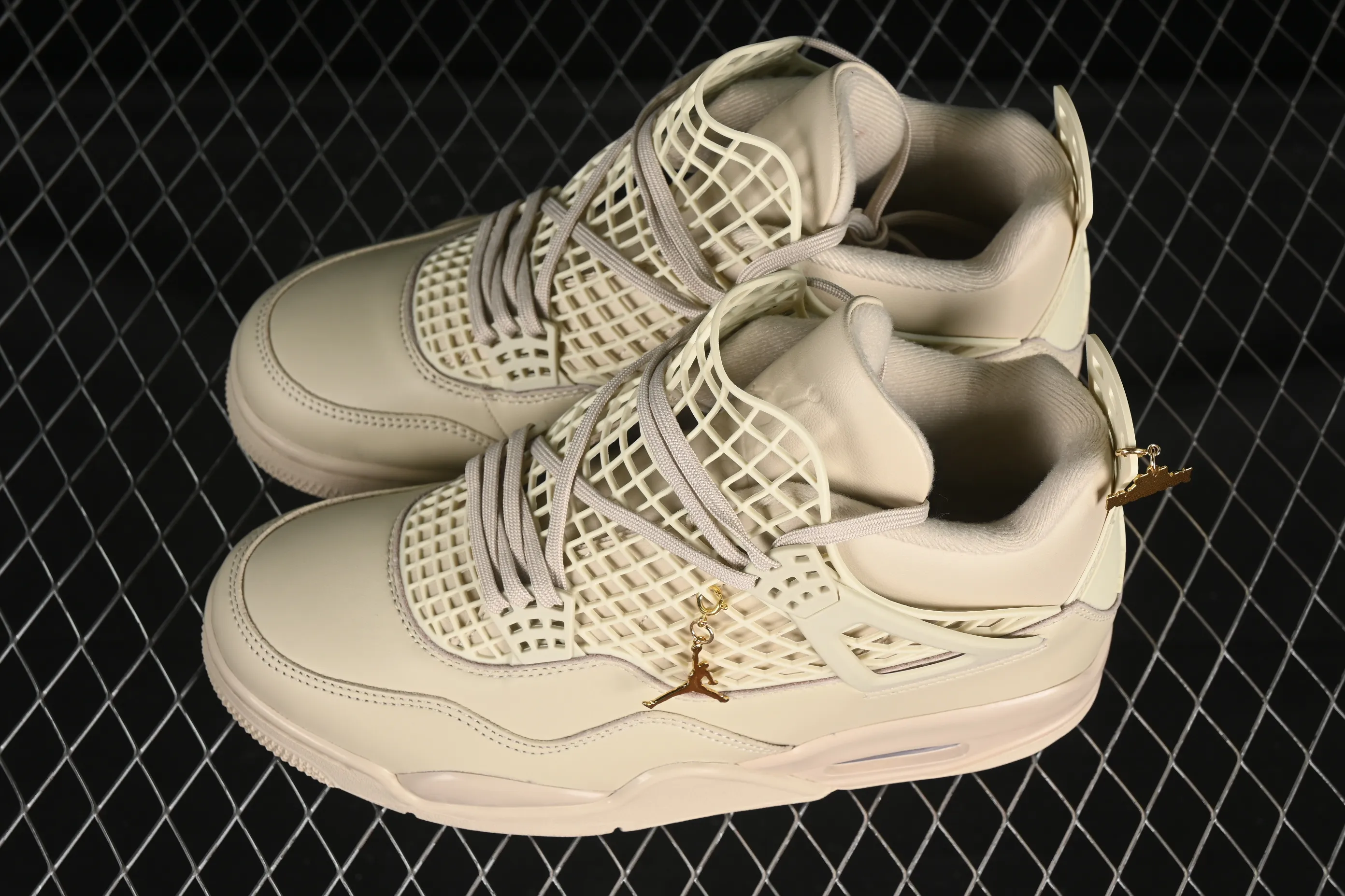 All categories Air Jordan Jordan series basketball shoes Air Jordan 4 Air Jordan 4 NET "Rattan" AJ4 Joe 4 soft and elegant rattan color cultural basketball shoes FN7251-200